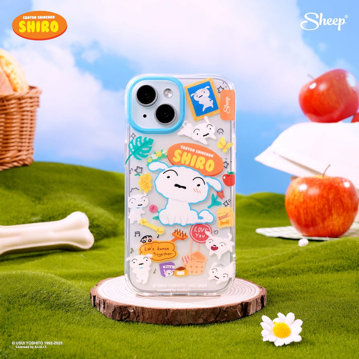 เคสไอโฟน ชิโร่ แบบใส iPhone Case shiro  มีของแถม Charm shinchan case