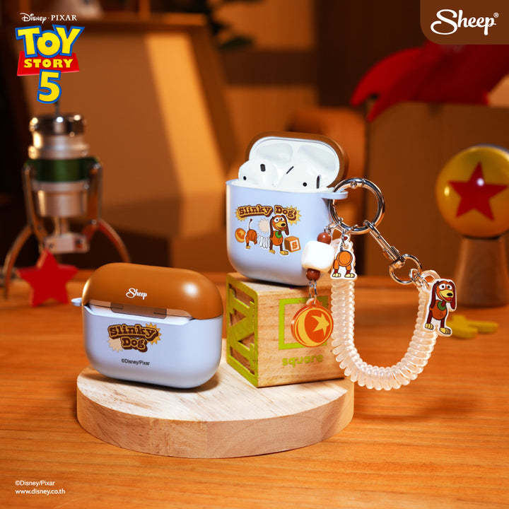 slinky dog keyring สปริง สี ฟ้า Toy Story 5 ลิขสิทธิ์แท้ ดิสนีย์ Disney เคส case ของสะสม ทอย สตอรี่ airpods pro แอร์พอด