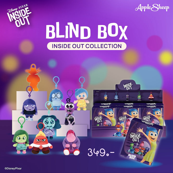 กล่องสุ่มพวงกุญแจตุ๊กตา Inside Out ของแท้ มหัศจรรย์อารมณ์อลเวง 2
