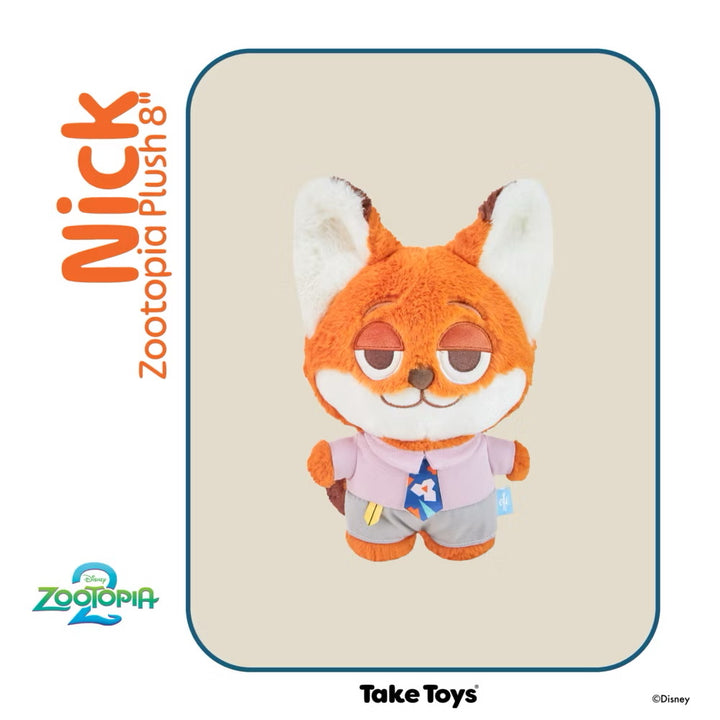 take toys ตุ๊กตา zootopia 2 disney nick wilde ซูโทเปีย ดิสนีย์ จิ้งจอก นิค plush