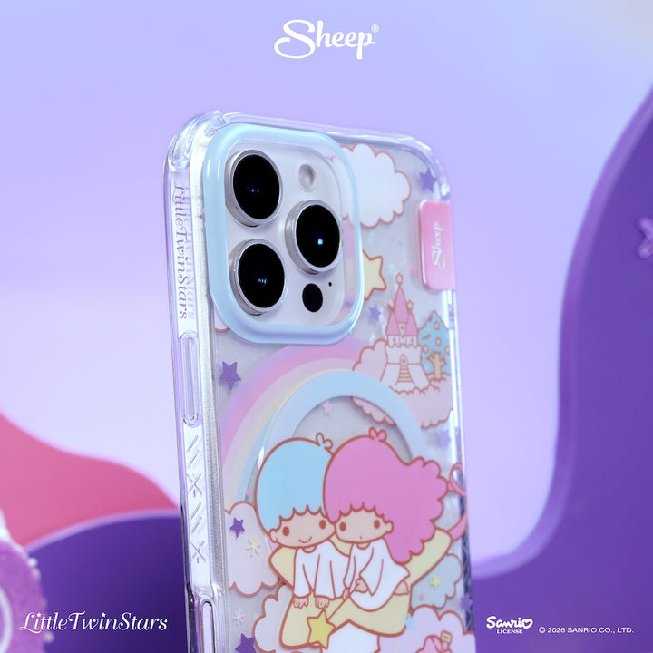 เคส ไอโฟน kiki lala little twin stars case iphone magsafe ลิตเติ้ลทวินสตาร์ สีม่วง ลิขสิทธิ์แท้ sanrio ซานริโอ้ ลายน่ารัก