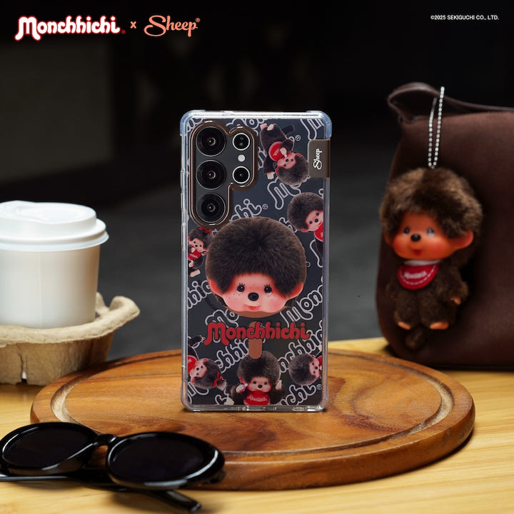 monchhichi magsafe samsung case เคสซัมซุง ม่อนชิชิ ลายน่ารัก กันกระแทก แบบใส
