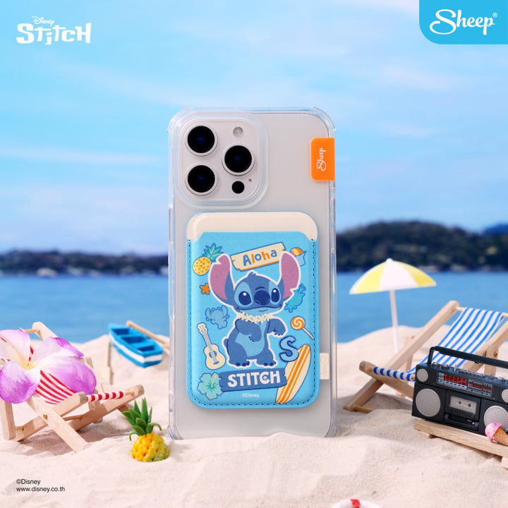 แปะ เคสไอโฟน Stitch magsafe wallet stitch ของใช่คู่เคส ของน่ารัก สติช