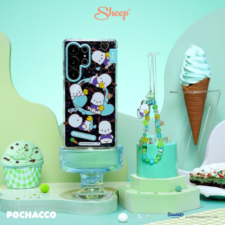 pochacco samsung magsafe case sketch เคส ซัมซุง โปเชโกะ ลิขสิทธิ์แท้ sanrio สีเขียว ลายน่ารัก ซานริโอ้ กันกระแทก