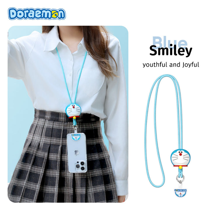 Rock Doraemon Strap Lanyard สายคล้อง มือถือ ไอโฟน โดราเอม่อน gadget