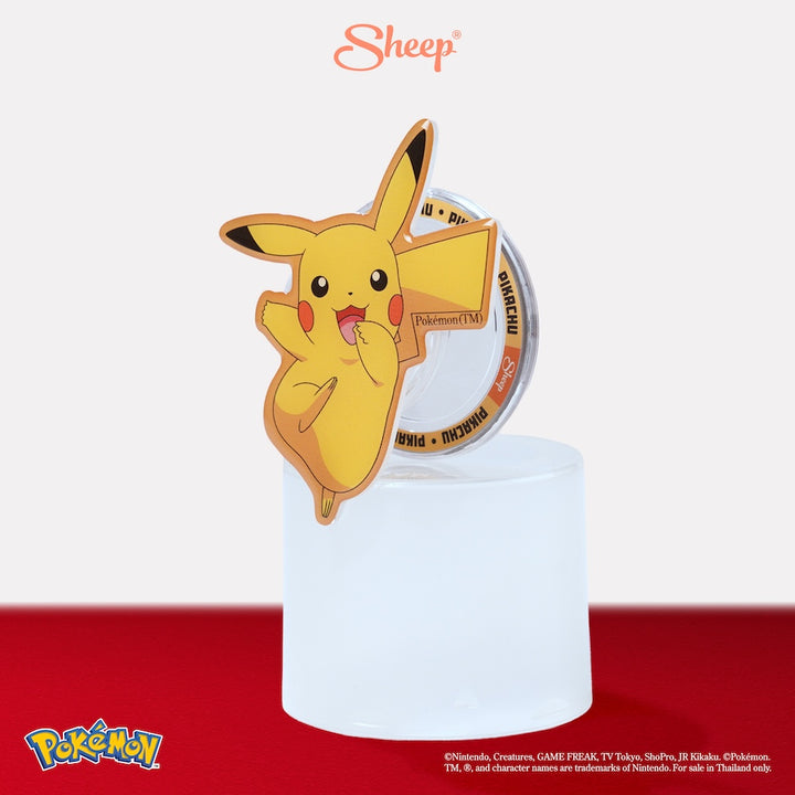 Pokémon โปเกมอน Pikachu พิคาชู Grip MagSafe ลิขสิทธิ์แท้ น่ารัก ที่แปะมือถือ แม่เหล็ก สี เหลือง