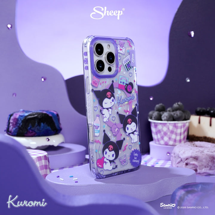 เคส ไอโฟน kuromi case iphone magsafe คุโรมิ สีม่วง ดำ ลิขสิทธิ์แท้ sanrio ซานริโอ้ ลายน่ารัก