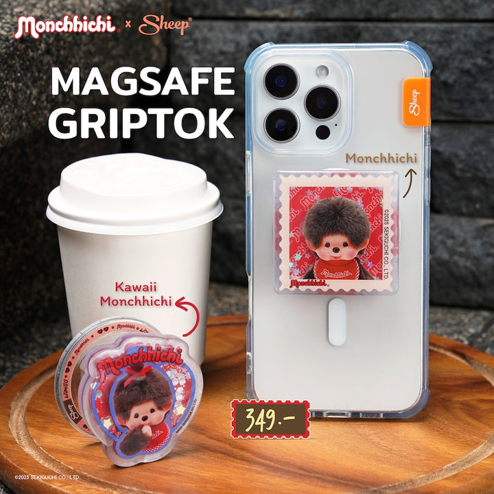 magsafe griptok ที่แปะโทรศัพท์ หน้า ม่อนชิชิคุง ม่อนชิชิจัง ลิขสิทธิ์แท้