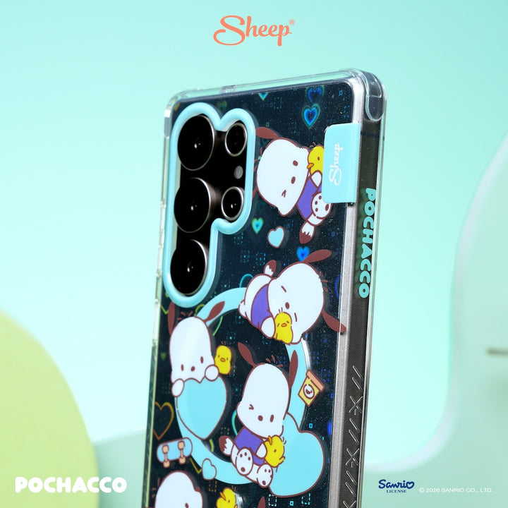 pochacco samsung magsafe case canvas เคส ซัมซุง โปเชโกะ ลิขสิทธิ์แท้ sanrio สีเขียว ลายน่ารัก ซานริโอ้ กันกระแทก s25 s26