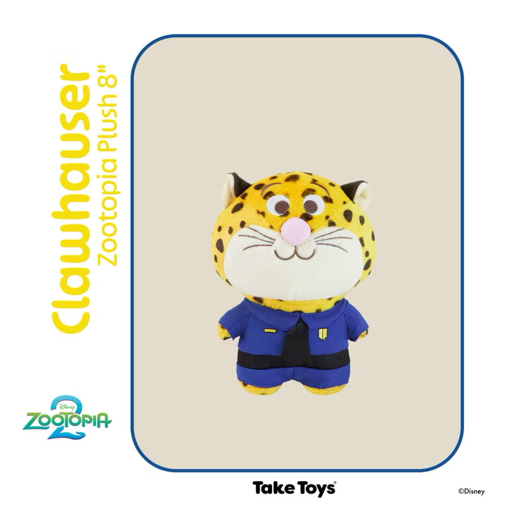 zootopia 2 ตุ๊กตา take toys clawhauser disney เสือ ซูโทเปีย ดิสนีย์ plush