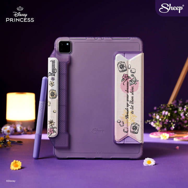 iPad Case มีที่เก็บปากกา เคส iPad Pro, เคส iPad Air ของแท้ Disney Rapunzel ราพันเซล