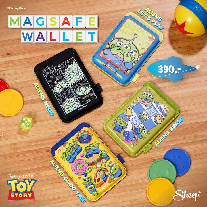 wallet aliens card holder aliens ที่ใส่บัตรลายเอเลี่ยน