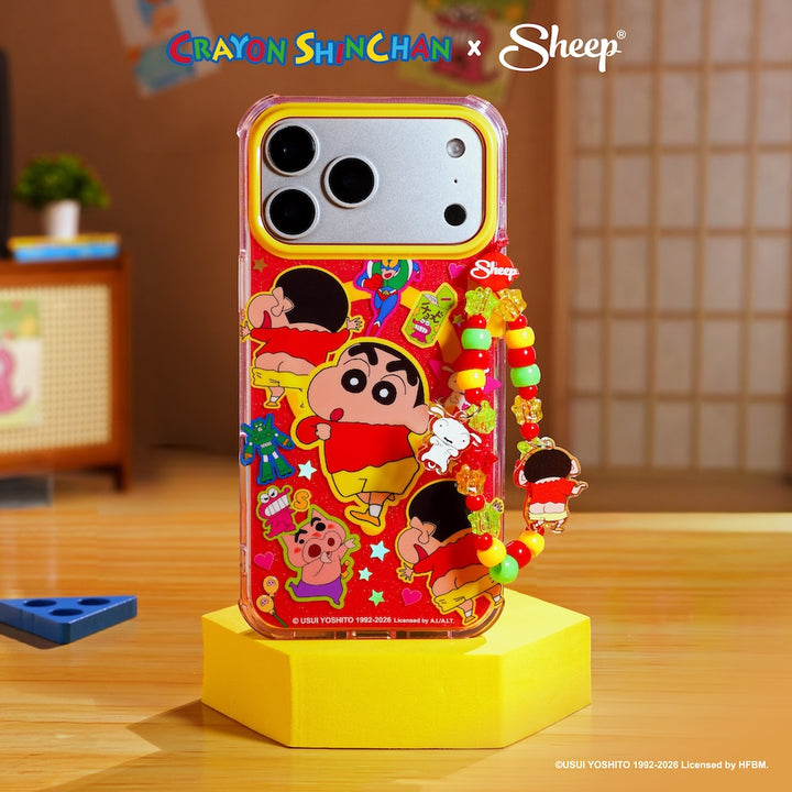 crayon shinchan iphone magsafe case เคส ไอโฟน เครยอน ชินจัง จอมแก่น ลิขสิทธิ์แท้ ลายน่ารัก กันกระแทก 17 18 pro max
