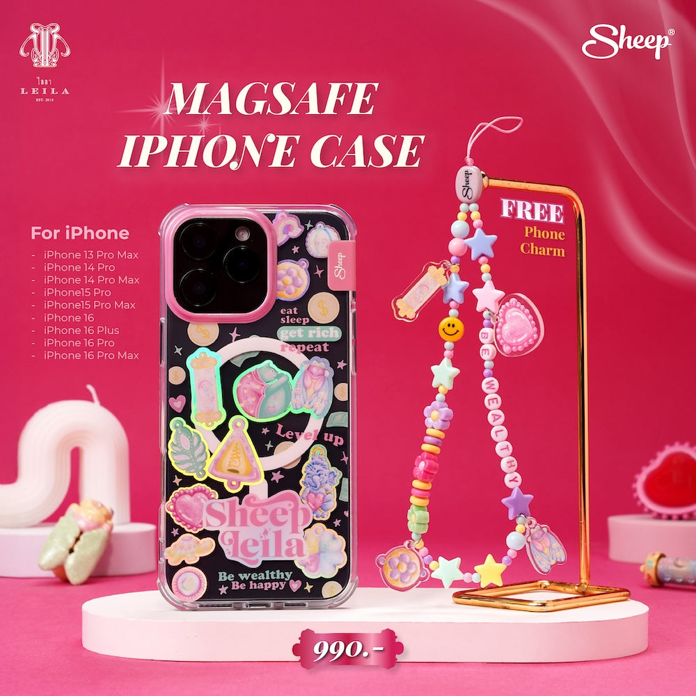 เคสไอโฟนสายมู ไลลา sheepxleila Sheepteamthai สายคล้องไลลา