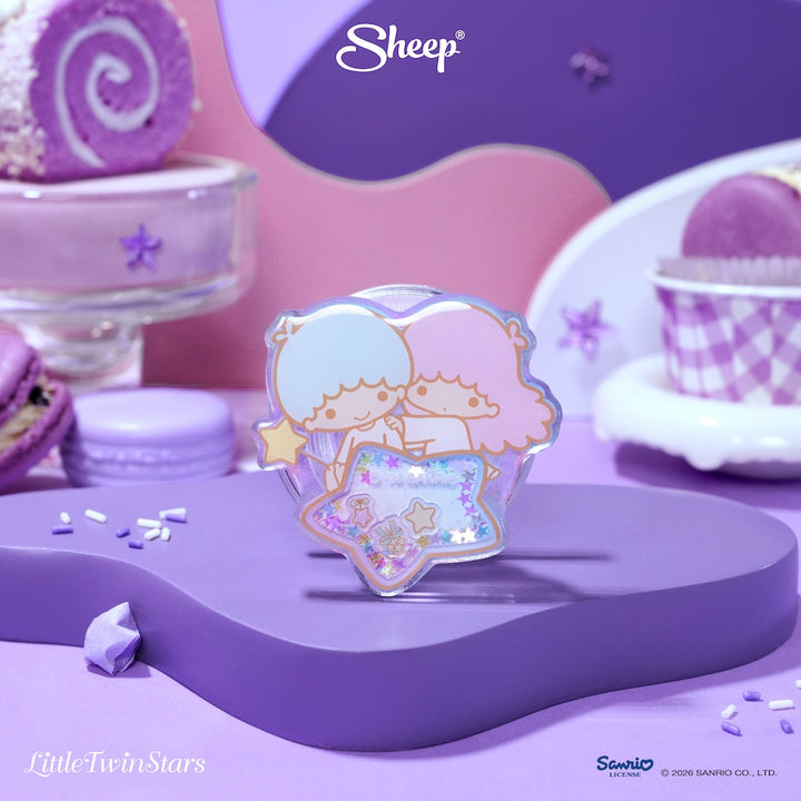 little twin stars phone accessories ใช้คู่เคส sanrio ที่แปะมือถือ magsafe ลิตเติ้ลทวินสตาร์ ลิขสิทธิ์แท้ เขย่า ได้ griptok