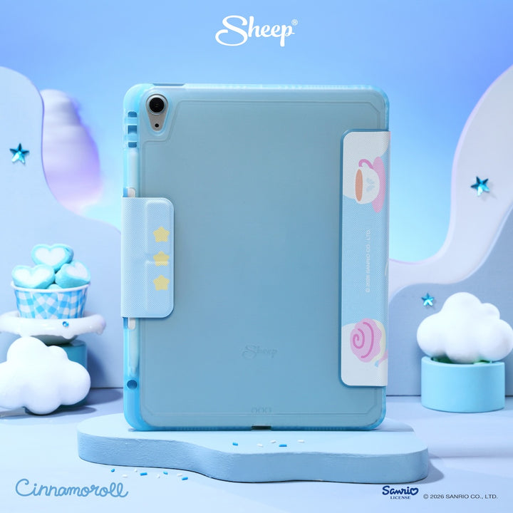 ซินนามอนโรล ipad case sanrio เคสไอแพด cinnamoroll สีฟ้า ชมพู ลิขสิทธิ์แท้ sanrio กันกระแทก น้ำหนักเบา พกง่าย