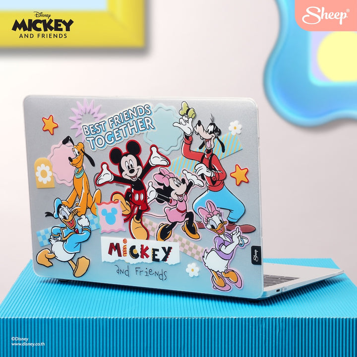 เคส macbook case mickey and friends เคสแมคบุ๊ค มิคกี้ เม้าส์ กันรอยนิ้ว สกรีนพรีเมี่ยม