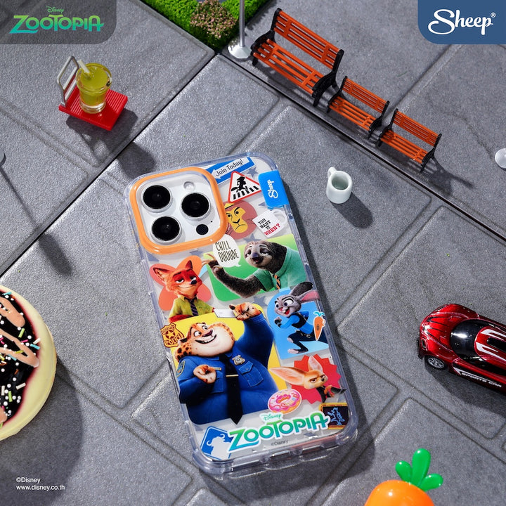 iPhone magsafe case zootopia เคสไอโฟน ซูโทเปีย ลายตัวละคร โชว์สีเครื่อง
