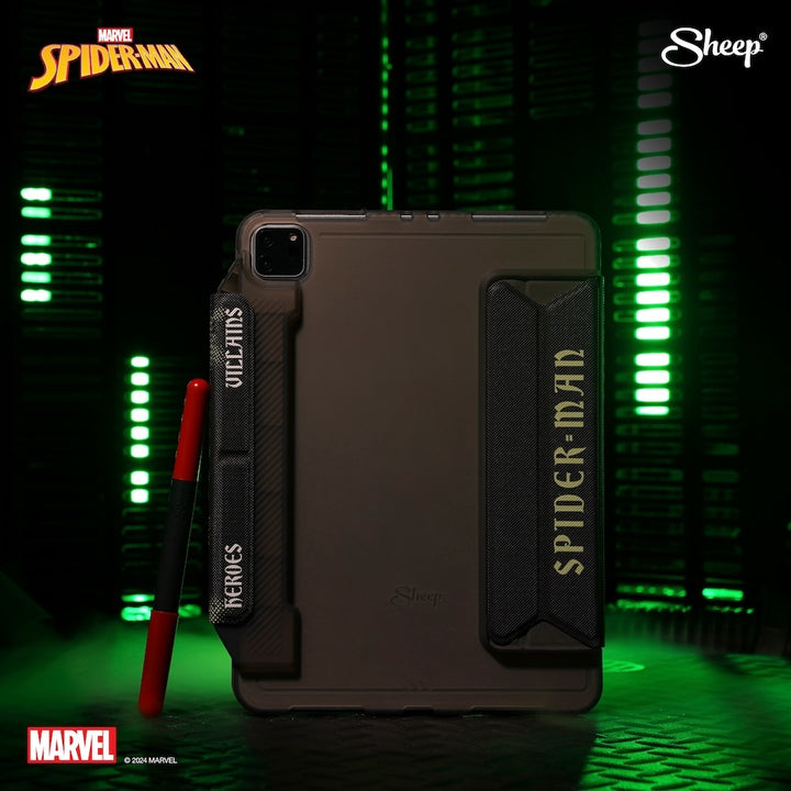 เคสไอแพดแถมปลอกปากกา เคส Marvel Spider-Man ลิขสิทธิ์แท้ เคส iPad และ iPad Pro