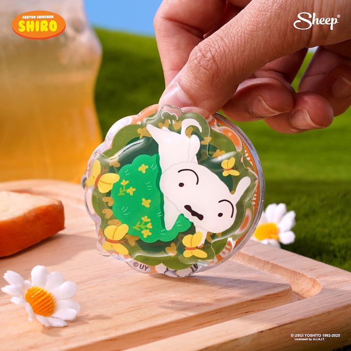 Griptok Shiro ของใช้คู่เคส shinchan gadgets ที่แปะโทรศัพท์ ชิโร่ ลิขสิทธิ์แท้