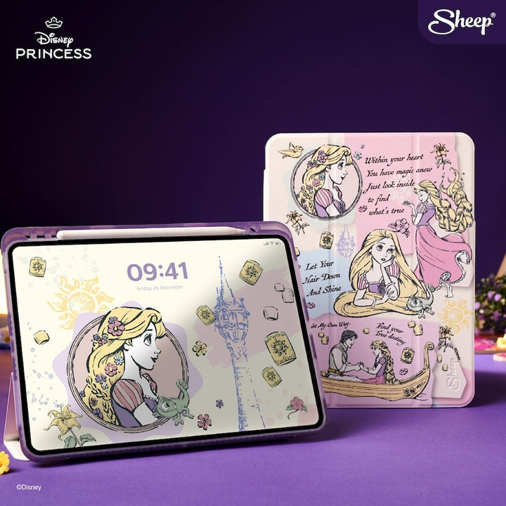 เคสไอแพดลายน่ารัก Rapunzel Disney Princess iPad Case ของแท้