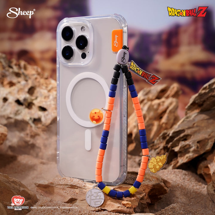 สายคล้องมือถือ Sheep Charm Dragon Ball Z ลายเสื้อโกคู สีส้มสุดคลาสสิก สไตล์นักสู้ Saiyan