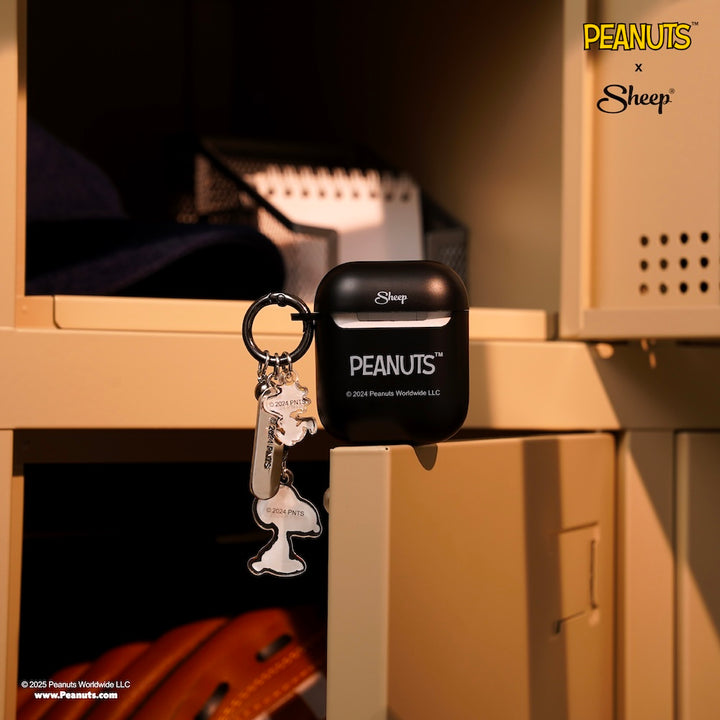 เคส Airpods Snoopy สีดำ Airpods Peanuts เคส Snoopy woodstock