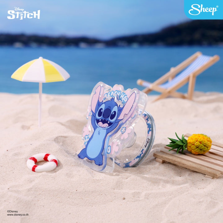 ที่แปะโทรศัพท์ หมุนได้ ที่ติดโทรศัพท์สติช Stitch วงแม่เหล็ก Disney stitch ของใช้คู่ เคส Stitch