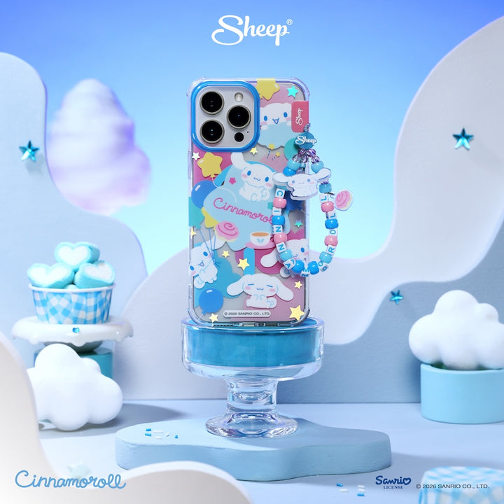 เคส ไอโฟน ซินนามอนโรล ลายน่ารัก cinnamoroll iphone case magsafe ลิขสิทธิ์แท้ sanrio สีฟ้า ชมพู ซานริโอ้ กันกระแทก