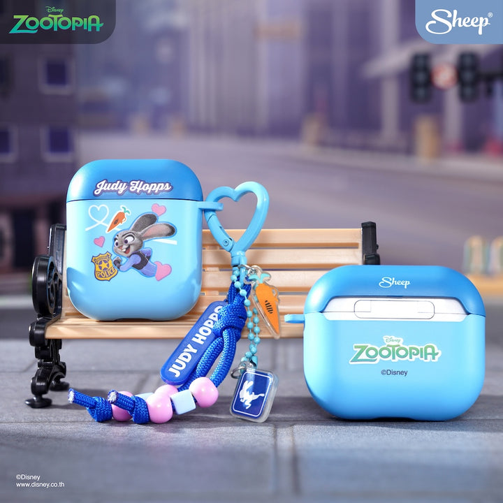 zootopia judy hopps airpods case เคสแอร์พอด กระต่าย ซูโทเปีย จูดี้ สีฟ้า ลิขสิทธิ์แท้