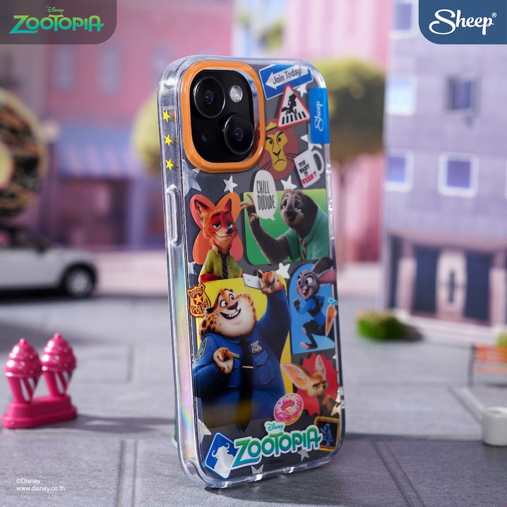 เคสไอโฟน ดิสนีย์ ซูโทเปีย แบบใส ลายน่ารัก ลิขสิทธิ์แท้ iPhone case zootopia