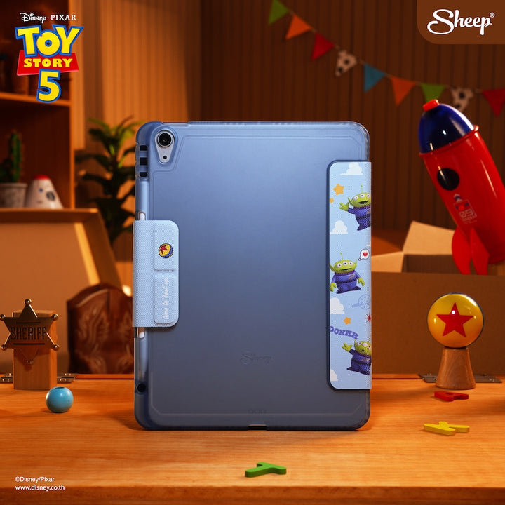 เคส ไอแพด ทอย สตอรี่ ipad case toy story 5 disney pixar สีฟ้า ลิขสิทธิ์แท้ ดิสนีย์ พิกซาร์ สายจด สายวาด พกง่าย