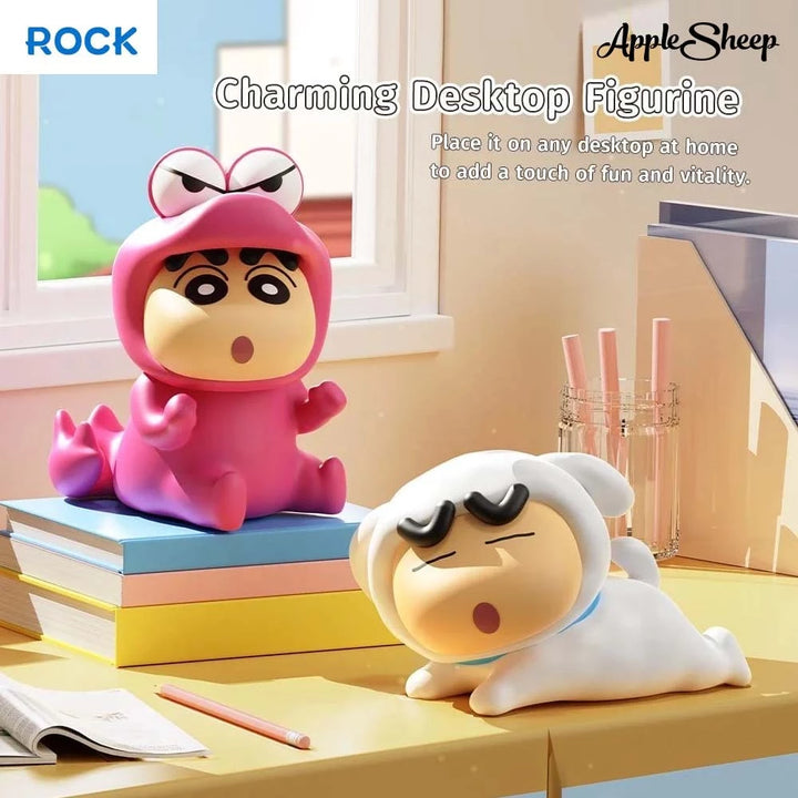 กระปุกออมสิน ชินจัง หยอดเหรียญ rock shinchan phone stand ขาตั้งมือถือ