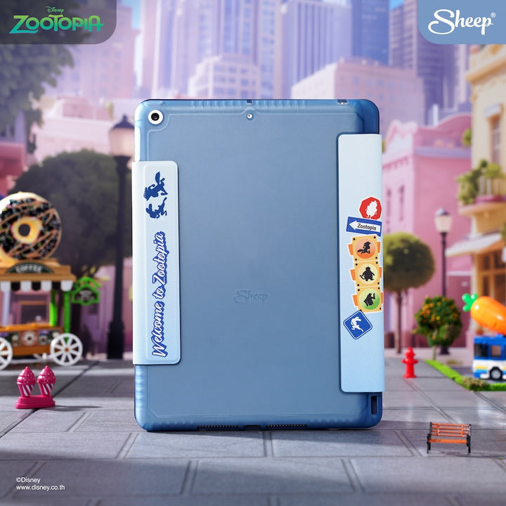 iPad case zootopia เคสไอแพด ซูโทเปีย สีฟ้า กันกระแทก น้ำหนักเบา พกง่าย