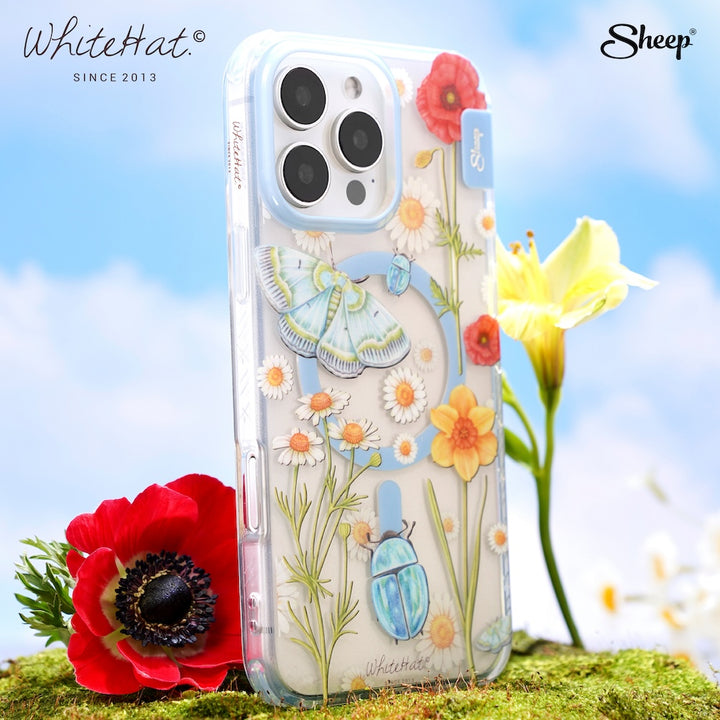 ผลงาน Whitehat เคสไอโฟน ลายดอกไม้ iPhone Magsafe Flower