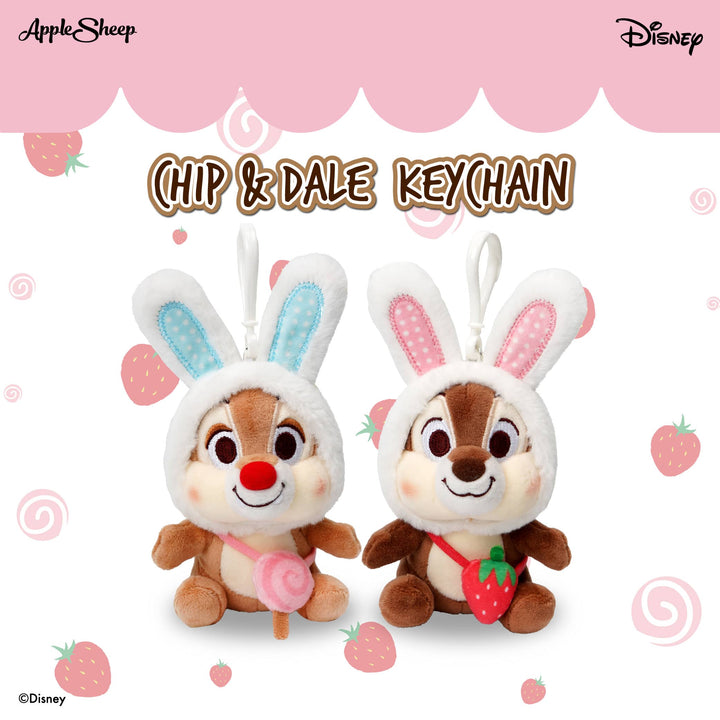 พวงกุญแจตุ๊กตา Chip and Dale Keychain ชิพกับเดล ตุ๊กตาดีสนีย์ Disney Thailand