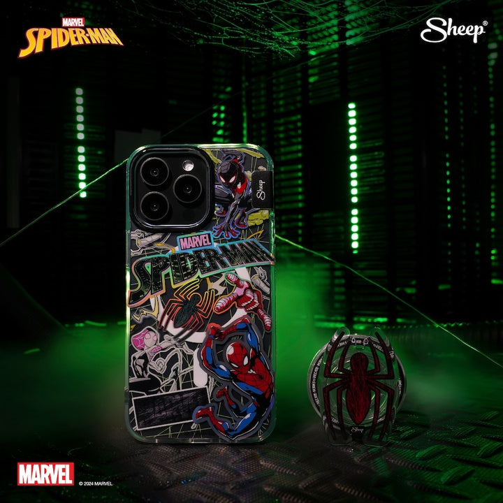เคสไอโฟน Magsafe ลิขสิทธิ์แท้ เคสมาร์เวล Spider-Man แถม Griptok และ Charm