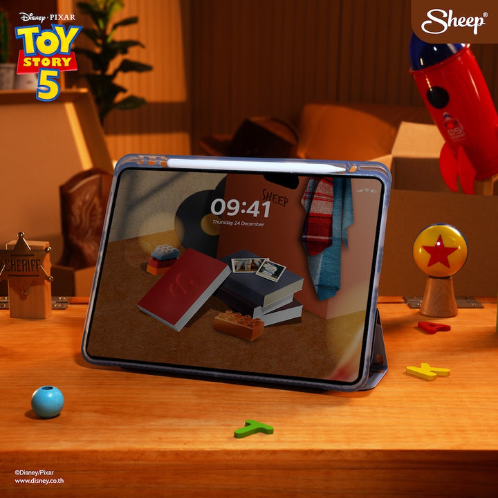เคส ไอแพด ทอย สตอรี่ สีฟ้า ipad case toy story 5 disney pixar กันกระแทก น้ำหนักเบา ลิขสิทธิ์แท้ ดิสนีย์ พิกซาร์