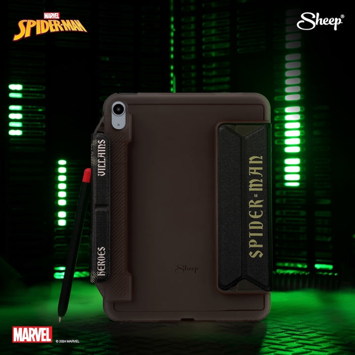 เคสไอแพดแถมปลอกปากกา เคส Marvel Spider-Man ลิขสิทธิ์แท้ เคส iPad และ iPad Pro
