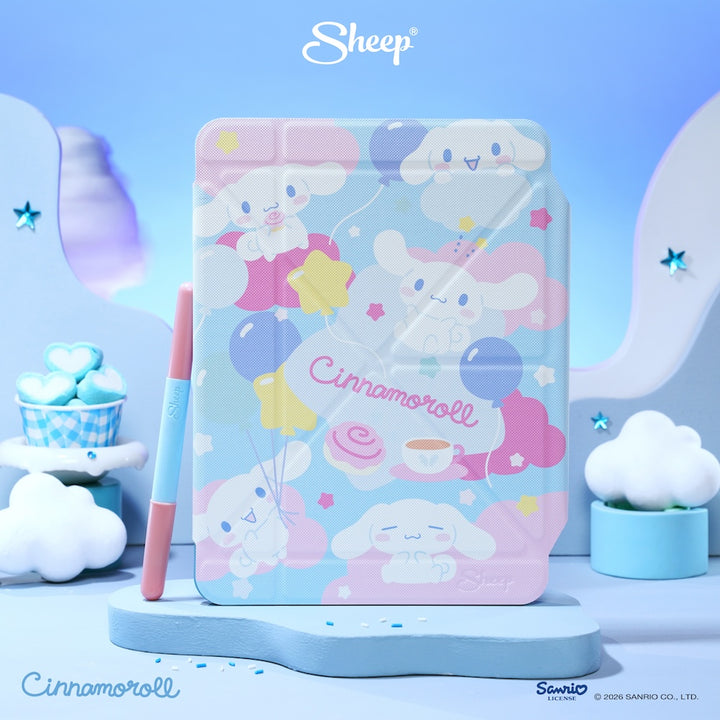 เคสไอแพด ซินนามอนโรล cinnamoroll ipad case ซานริโอ้ สีฟ้า ชมพู ลิขสิทธิ์แท้ sanrio กันกระแทก กันงอ