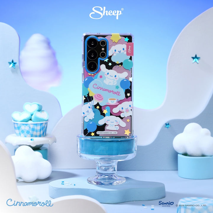 cinnamoroll samsung case ลายน่ารัก กันกระแทก เคส ซัมซุง ซินนามอนโรล สีฟ้า ชมพู ลิขสิทธิ์แท้ sanrio ซานริโอ้ มีของแถม