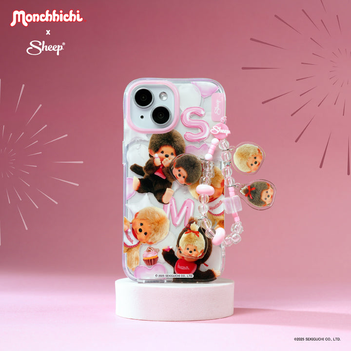เคส สีชมพู ม่อนชิชิ iphone case monchhichi beige สีเบจ ทอง มอนชิชิ ไอโฟน sheep sketch