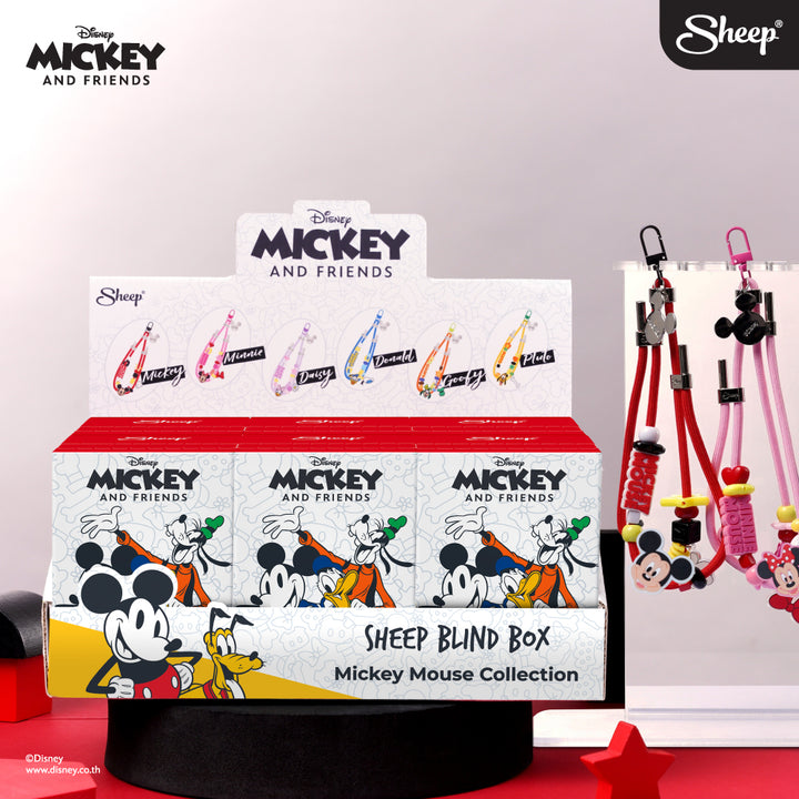 mickey and friends blindbox กล่องสุ่ม มิคกี้ เม้าส์ สายปรับได้ ลิขสิทธิ์แท้