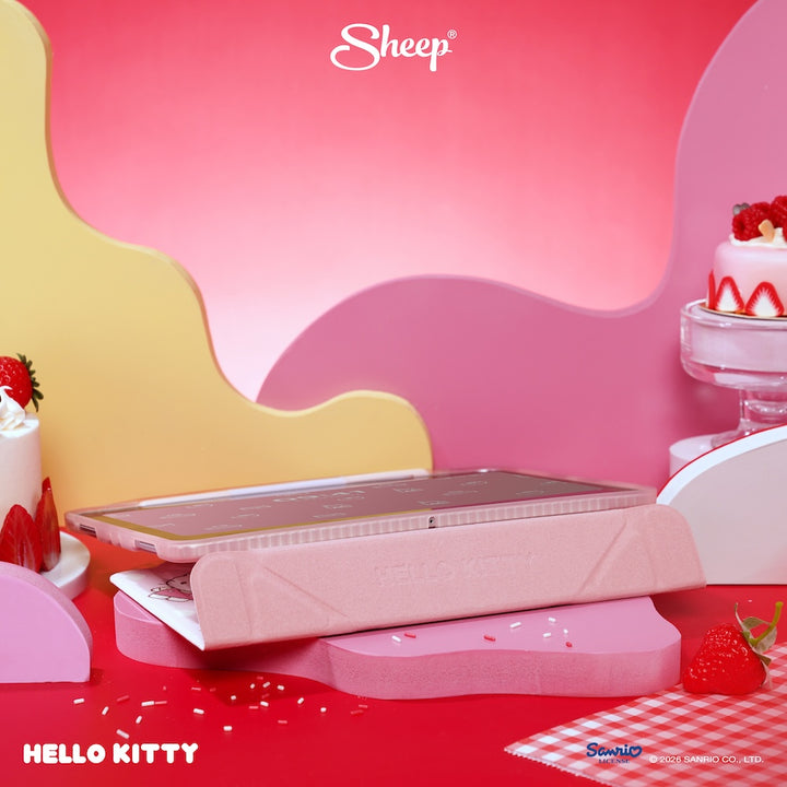 เคส ไอแพด กันงอ คิตตี้ hello kitty ipad case กันกระแทก ลิขสิทธิ์แท้ sanrio แถม ปลอกปากกา ซานริโอ้ สีแดง ชมพู เคสคิตตี้