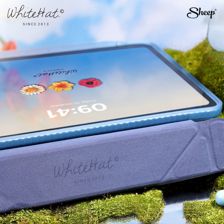 เคสไอแพด ลายดอกไม้ whitehat พับแนวตั้งได้ กันงอ ศิลปินไทย เคสภาพวาด