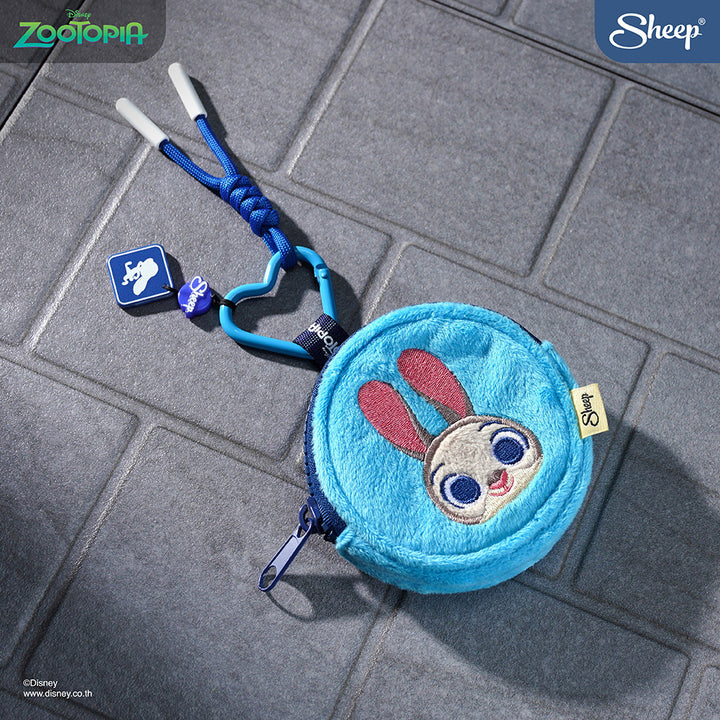 zootopia mini gadget bag พวงกุญแจกระเป๋า จูดี้ judy hopps สีฟ้า กระต่าย ซูโทเปีย ลิขสิทธิ์แท้