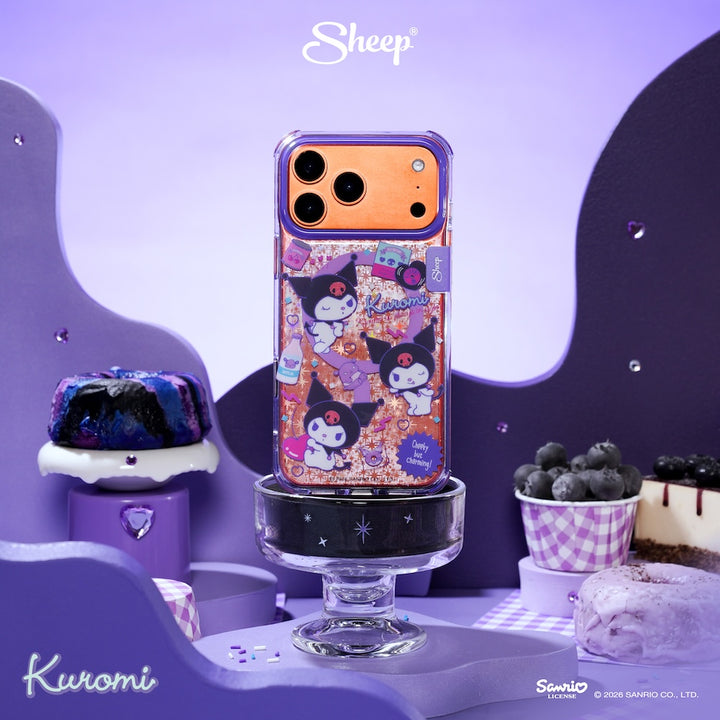 kuromi magsafe iphone case ลายน่ารัก เคส ไอโฟน คุโรมิ สีม่วง ดำ ลิขสิทธิ์แท้ sanrio 17 18 pro max ซานริโอ้