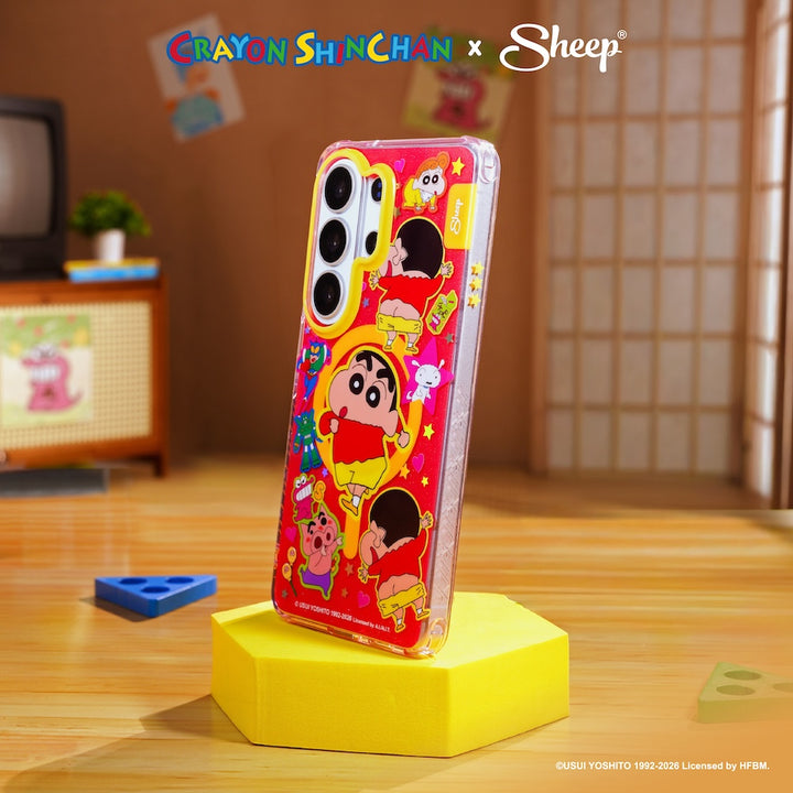 เคส เครยอน ชินจัง จอมแก่น crayon shinchan magsafe case samsung ลายน่ารัก สีแดง ลิขสิทธิ์แท้ ซัมซุง กันกระแทก s25 s26 ultra