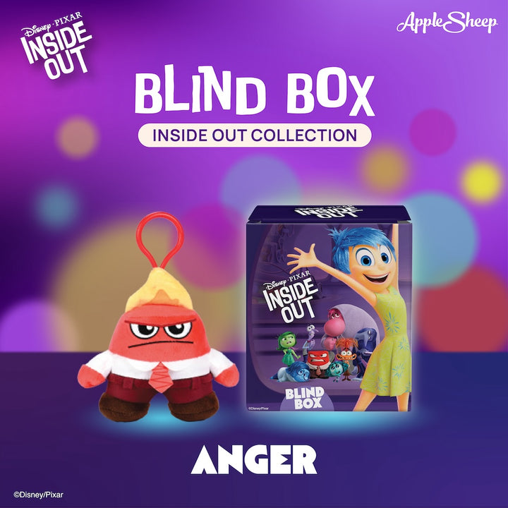 พวงกุญแจ Anger Inside Out ของแท้ Disney Keychain Blind Box