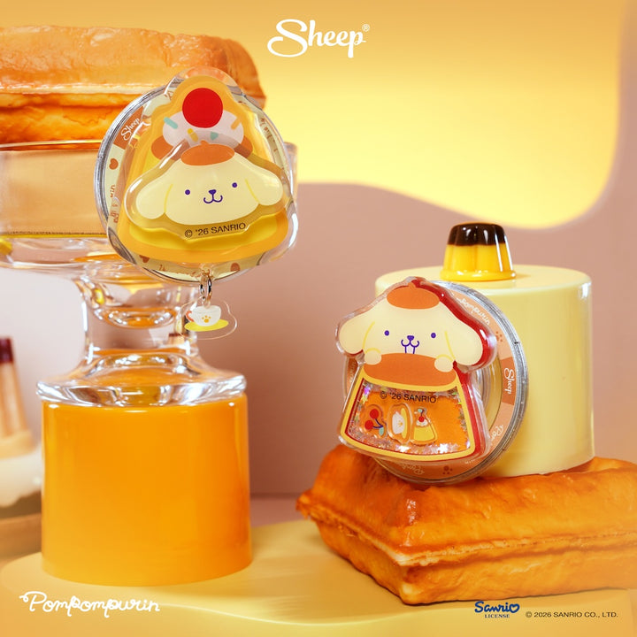 ที่แปะมือถือ ใช้คู่เคส pompompurin sanrio ลิขสิทธิ์แท้ phone accessories สีเหลือง ปอมปอมปูริน griptok magsafe